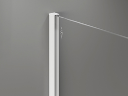 Mexen falhoz szerelhető sín zuhanyfalhoz 10 mm, fehér - 800-00-20-X