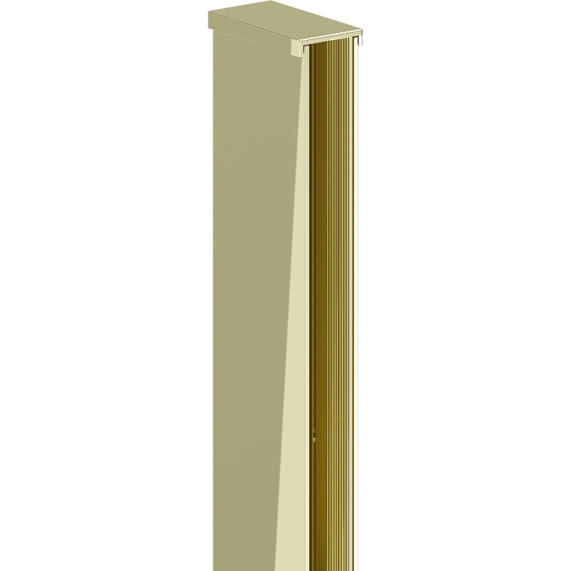 Mexen Uni-I2 profil de perete pentru paravan de duș de 10 mm, auriu - 800-00-50-X