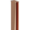 Mexen Uni-I2 10 mm-es zuhanyfal oldalsó profil, rózsaarany - 800-00-60-X