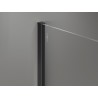 Mexen Uni-I2 profil de perete pentru paravan de duș de 10 mm, negru - 800-00-70-X
