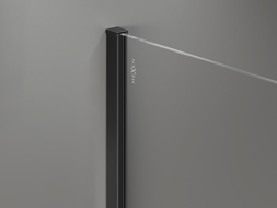 Mexen baghetă perete pentru perete de duș 10 mm, negru - 800-00-70-X