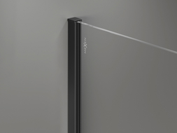 Mexen Uni-I2 profil de perete pentru paravan de duș de 10 mm, negru - 800-00-70-X