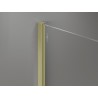 Mexen Uni-I2 fali profil zuhanyfalhoz 10 mm, csiszolt arany - 800-00-55-X