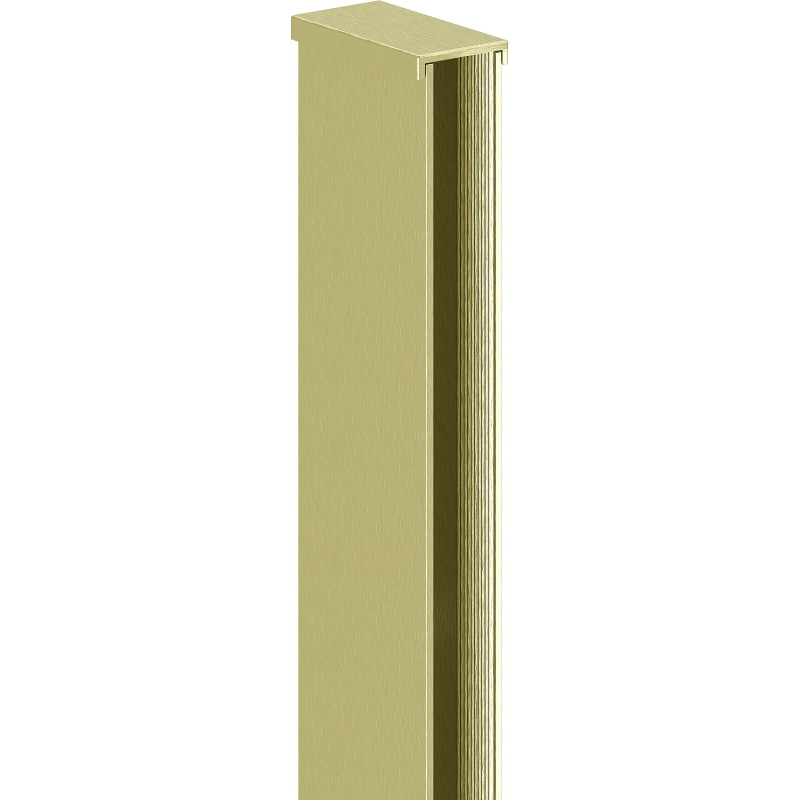 Mexen Uni-I2 fali profil zuhanyfalhoz 10 mm, csiszolt arany - 800-00-55-X