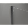 Mexen Uni-I2 profil de perete pentru paravan de duș de 10 mm, gun metal - 800-00-95-X