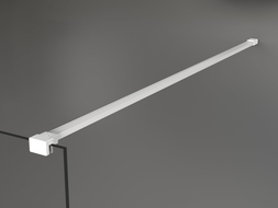 Mexen egyszerű tartó zuhanyfalhoz 10 mm, fehér - 830-10-20