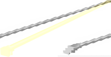 Mexen egyenes tartó 10 mm-es zuhanyfalhoz, arany szálcsiszolt - 830-10-55