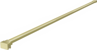 Mexen suport simplu pentru peretele de duș 10 mm, auriu periat - 830-10-55