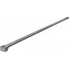 Mexen Uni-P2 bară de susținere dreaptă pentru panou de duș de 10 mm, gun metal - 830-10-95
