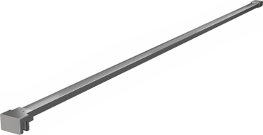 Mexen Uni-P2 bară de susținere dreaptă pentru panou de duș de 10 mm, gun metal - 830-10-95