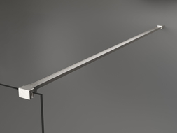 Mexen 10 mm-es egyenes támaszték zuhanyfalhoz, szálcsiszolt nikkel - 830-10-97