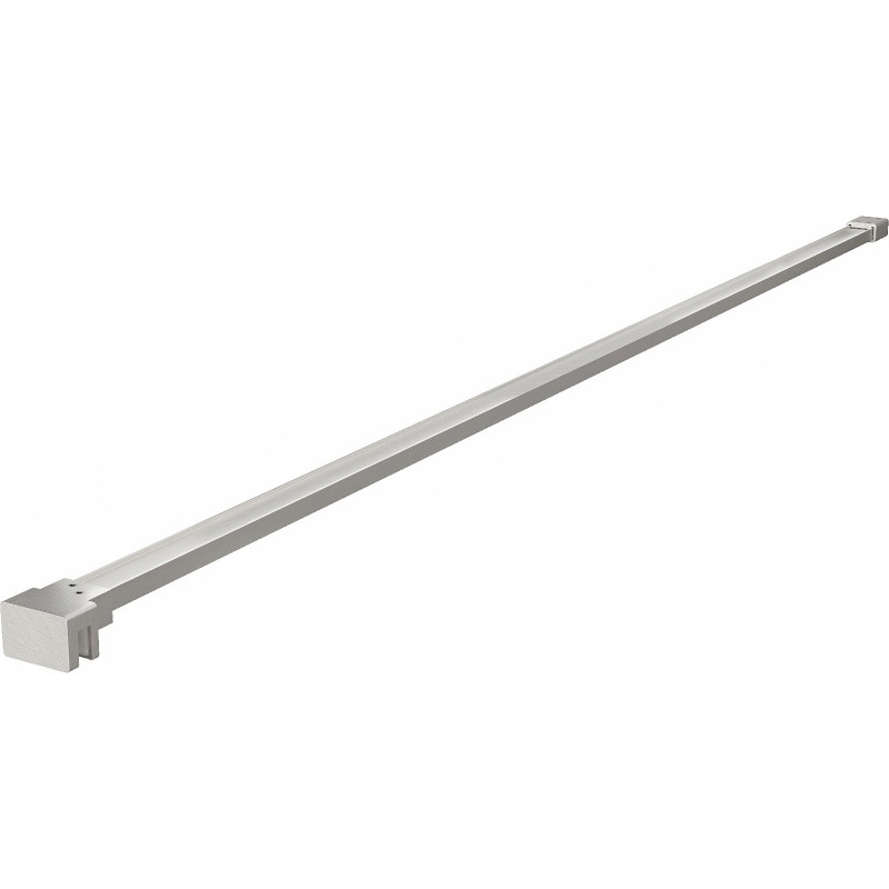 Mexen Uni-P2 Suport drept pentru perete de duș de 10 mm, nichel periat - 830-10-97