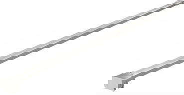 Mexen suport simplu pentru perete de duș 10 mm, nichel periat - 830-10-97