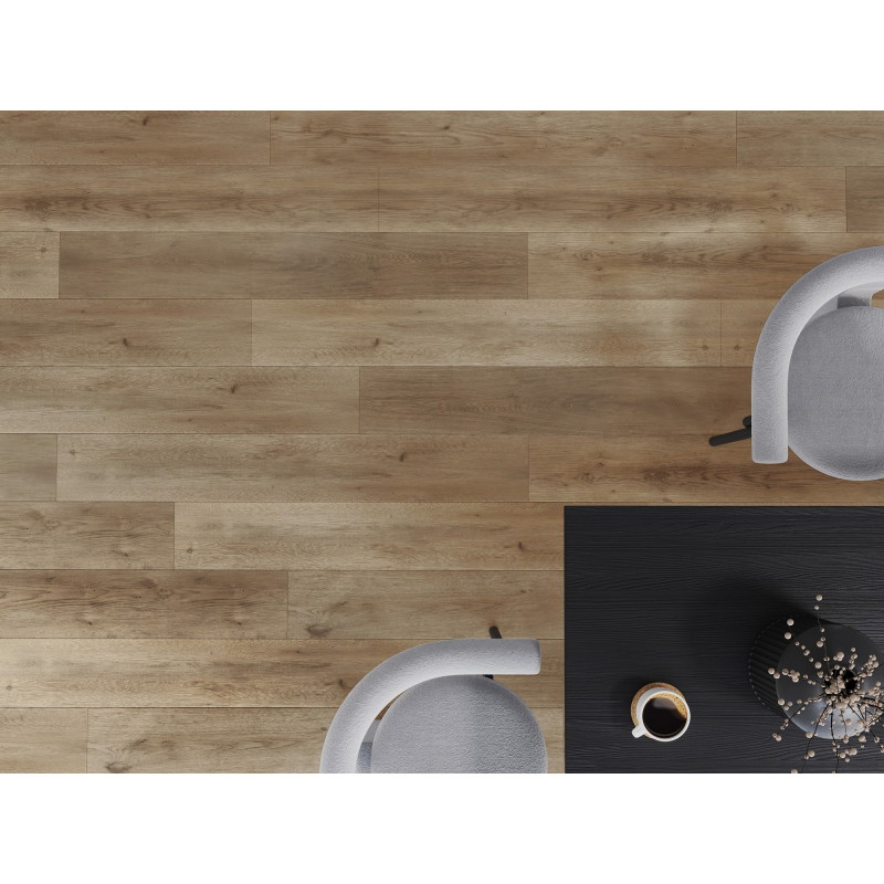 Mexen Spirit Lake Mintapanel LVT Dryback 2,5 mm vinyl padlóhoz, PVC alátét, 4 V-fuga, Tölgy - F1301-S