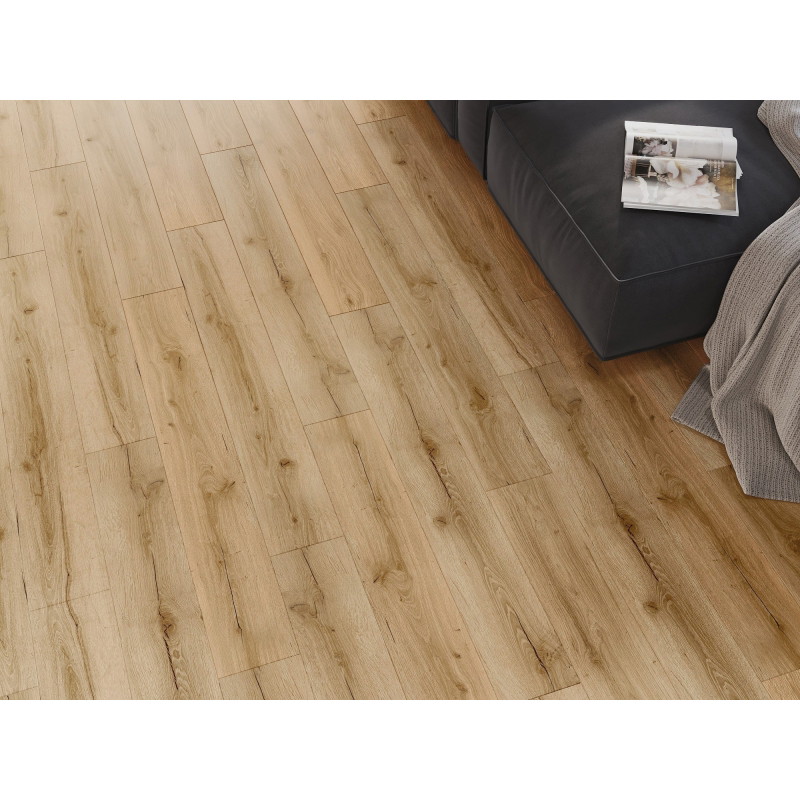 Mexen Beaver Creek LVT vinil padlóburkolat minta, Dryback 2,5 mm, PVC alátét, 4 V-fuga, Tölgy - F1302-S