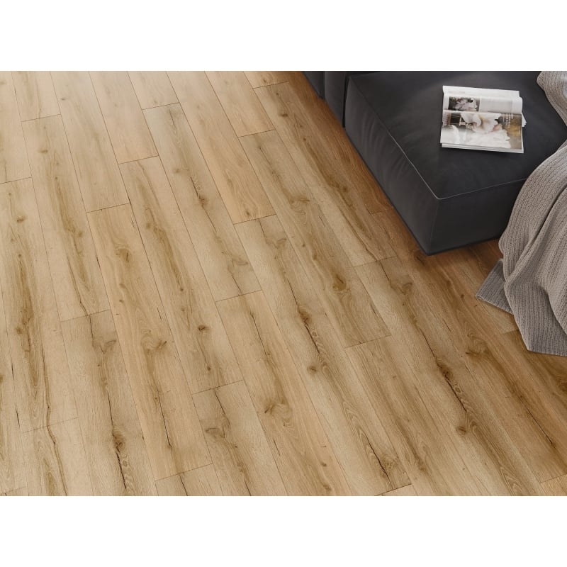 Mexen Beaver Creek mostră de panouri vinilice LVT Dryback 2,5 mm, strat suport PVC, 4 V-Fugă, Stejar - F1302-S