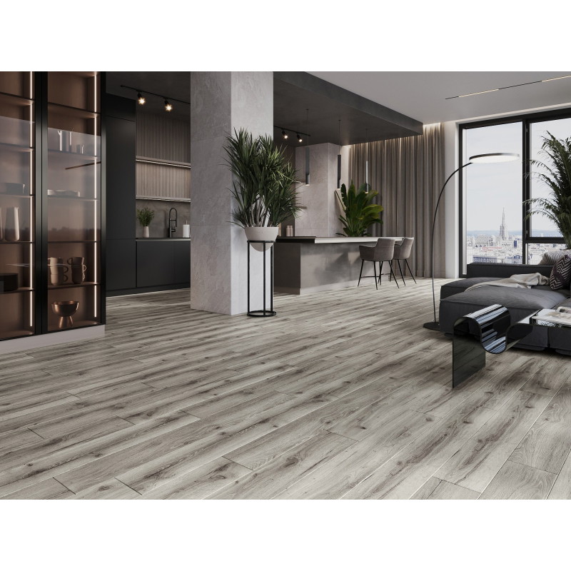 Mexen Ontario vinil padlóminta LVT Dryback 2,5 mm, PVC alátét, 4 V-fuga, Tölgy - F1303-S