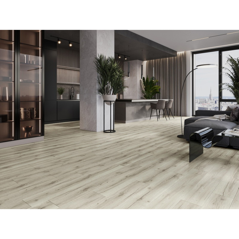 Mexen Wirginia LVT Dryback 2,5 mm-es vinyl padlóburkolat minta, PVC alap, 4 V-fuga, Tölgy - F1305-S
