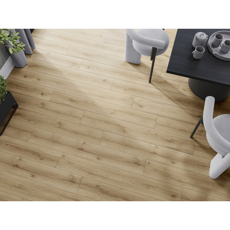Mexen Sun Valley probă panouri vinilice LVT Dryback 2,5 mm, substrat PVC, 4 V-Șanț, Stejar - F1306-S
