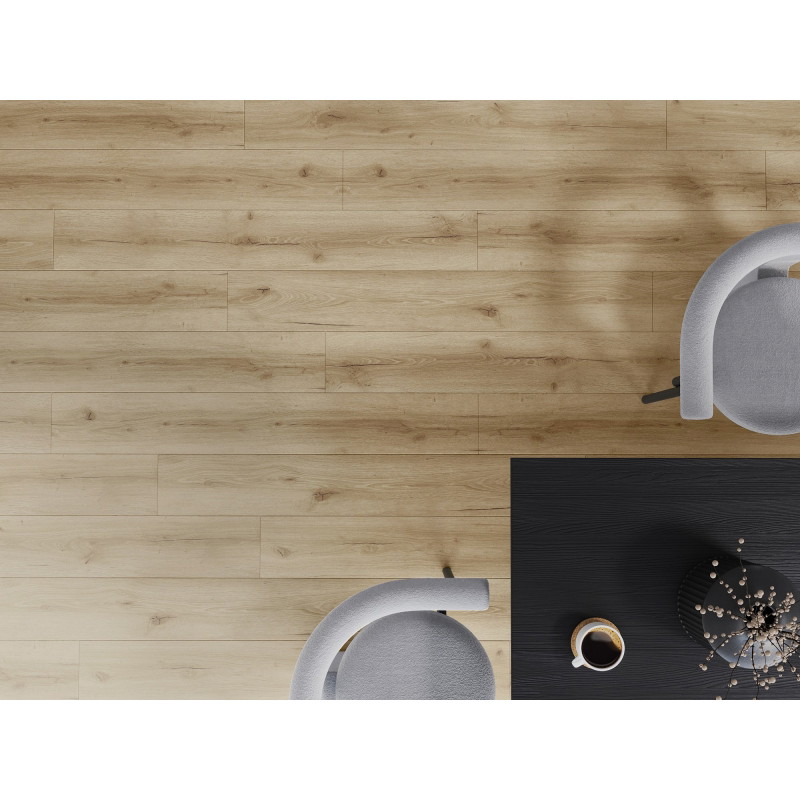 Mexen Sun Valley probă panouri vinilice LVT Dryback 2,5 mm, substrat PVC, 4 V-Șanț, Stejar - F1306-S