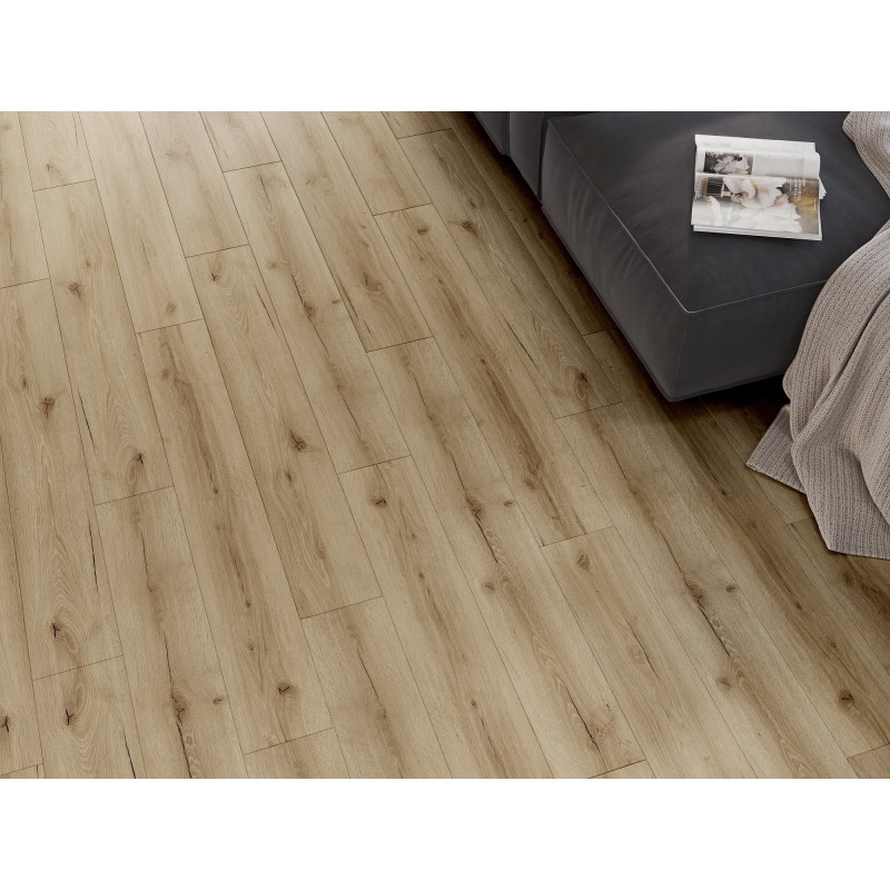 Mexen Sun Valley probă panouri vinilice LVT Dryback 2,5 mm, substrat PVC, 4 V-Șanț, Stejar - F1306-S