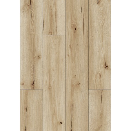 Mexen Sun Valley probă panouri vinilice LVT Dryback 2,5 mm, substrat PVC, 4 V-Șanț, Stejar - F1306-S