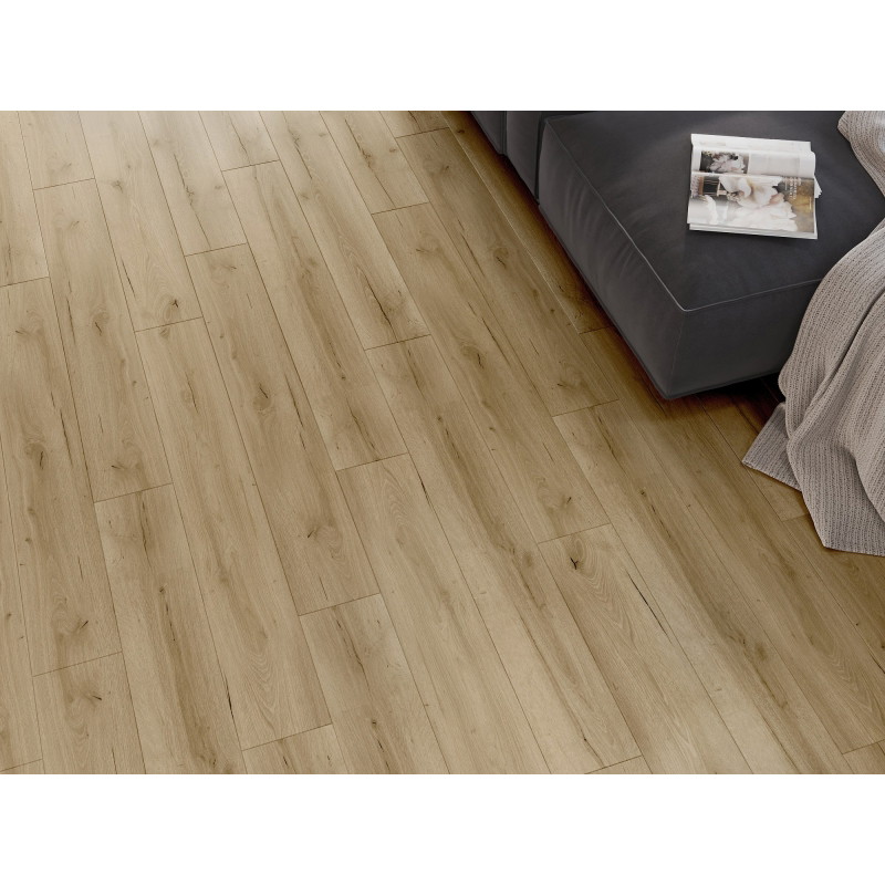 Mexen Buffalo probă de panouri vinilice LVT Dryback 2,5 mm, substrat PVC, 4 V-Fuga, Stejar - F1307-S