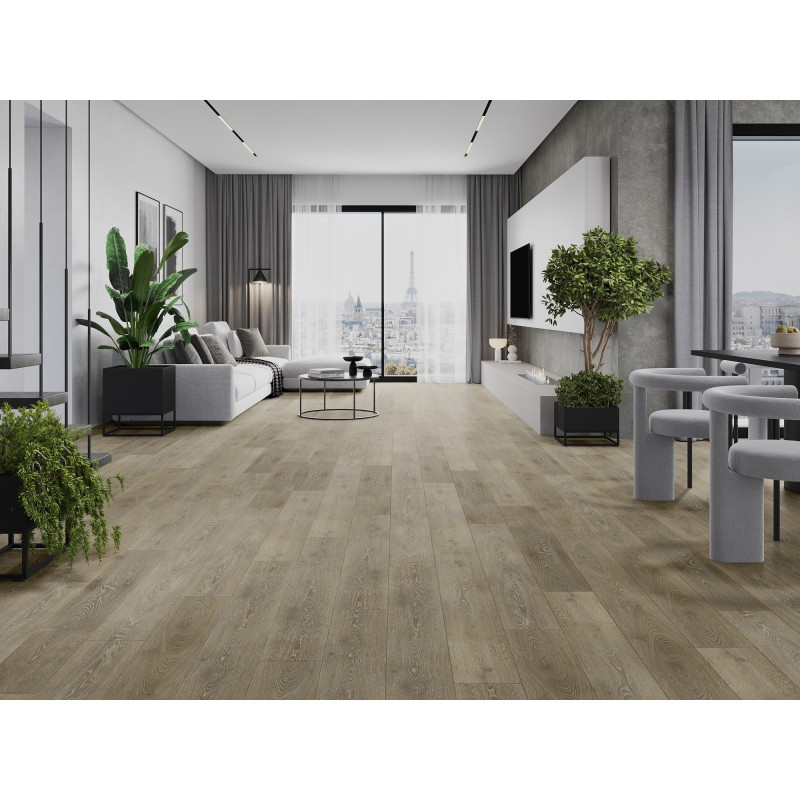 Mexen Jasper probă de panouri vinilice LVT Dryback 2,5 mm, suport PVC, 4 V-Fugă, Stejar - F1318-S