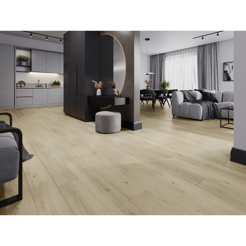 Mexen Calera probă panouri vinilice LVT Dryback 2,5 mm, substrat PVC, 4 V-Fugă, Stejar - F1320-S