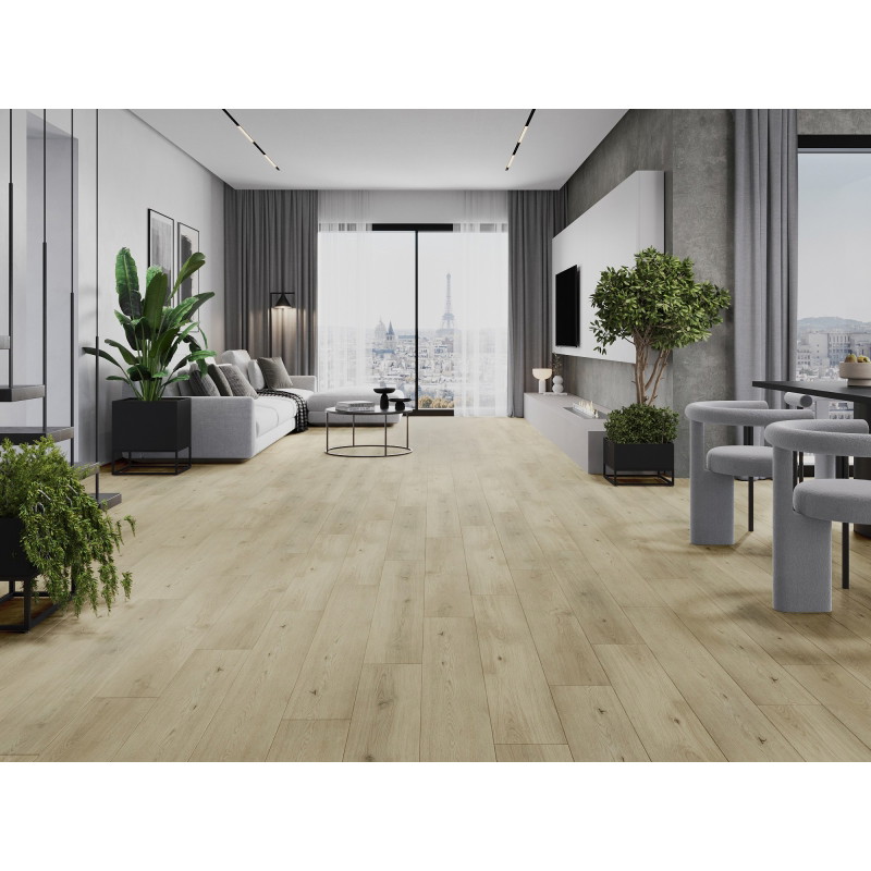 Mexen Calera probă panouri vinilice LVT Dryback 2,5 mm, substrat PVC, 4 V-Fugă, Stejar - F1320-S