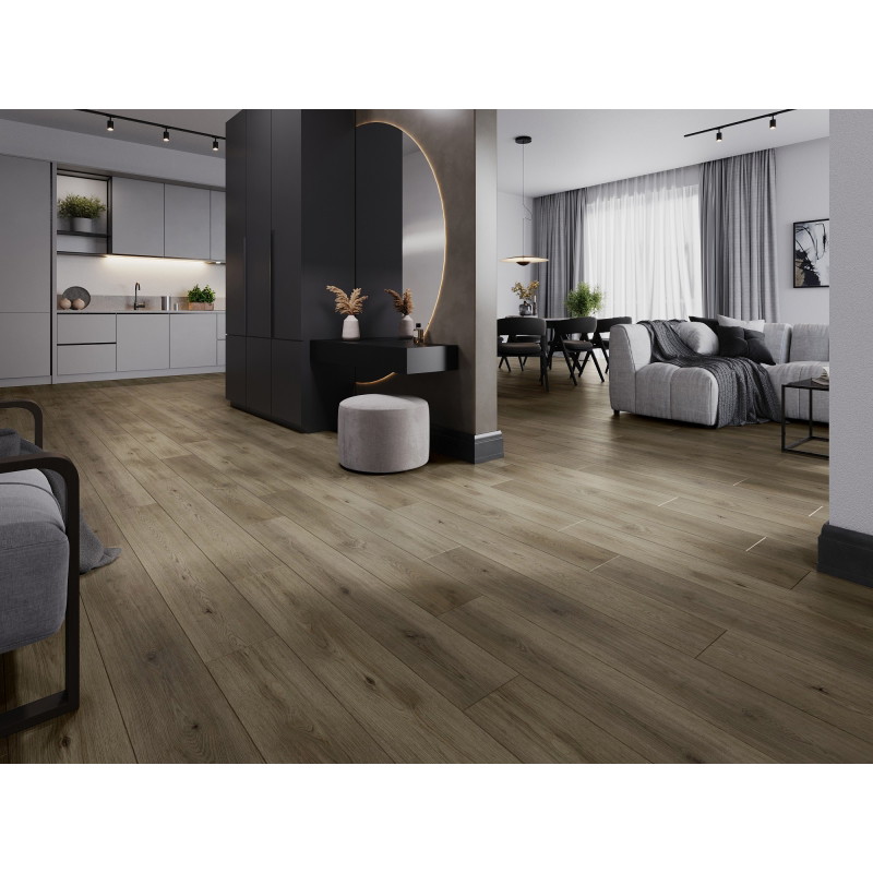 Mexen Perry probă de panouri vinilice LVT Dryback 2,5 mm, substrat PVC, 4 V-Fugă, Stejar - F1321-S