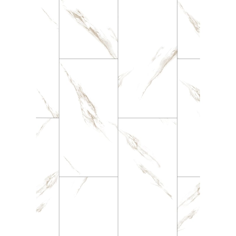 Mexen River White  LVT Dryback 2,5 mm minták, PVC alátét, 4 V-fuga, Jazz White - F1450-S