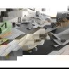 Mexen Cesar chiuvetă de granit cu un compartiment, cu picurător și baterie de bucătărie Rita, Bej - 6514-69-670300-70