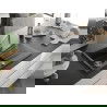 Mexen Cesar chiuvetă de granit cu 1 cuvă și scurgător și baterie de bucătărie Rita, metalic negru/argintiu - 6514-73-670300-00