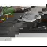 Mexen Cesar chiuvetă din granit cu o cuvă și scurgător și baterie de bucătărie Rita, negru/auriu metalizat - 6514-75-670300-00