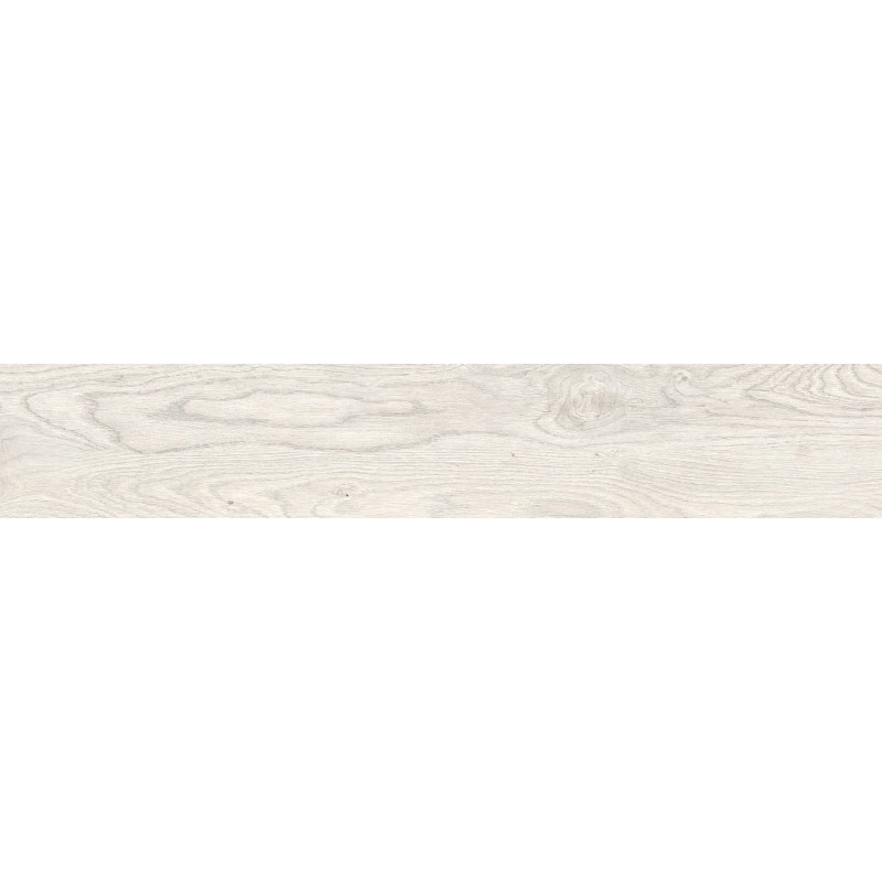 Mexen Wood Ville Bianco rektifikált, mázas gres minta G1, fa hatású padló- és fali csempe, véséses - TL613-01-S