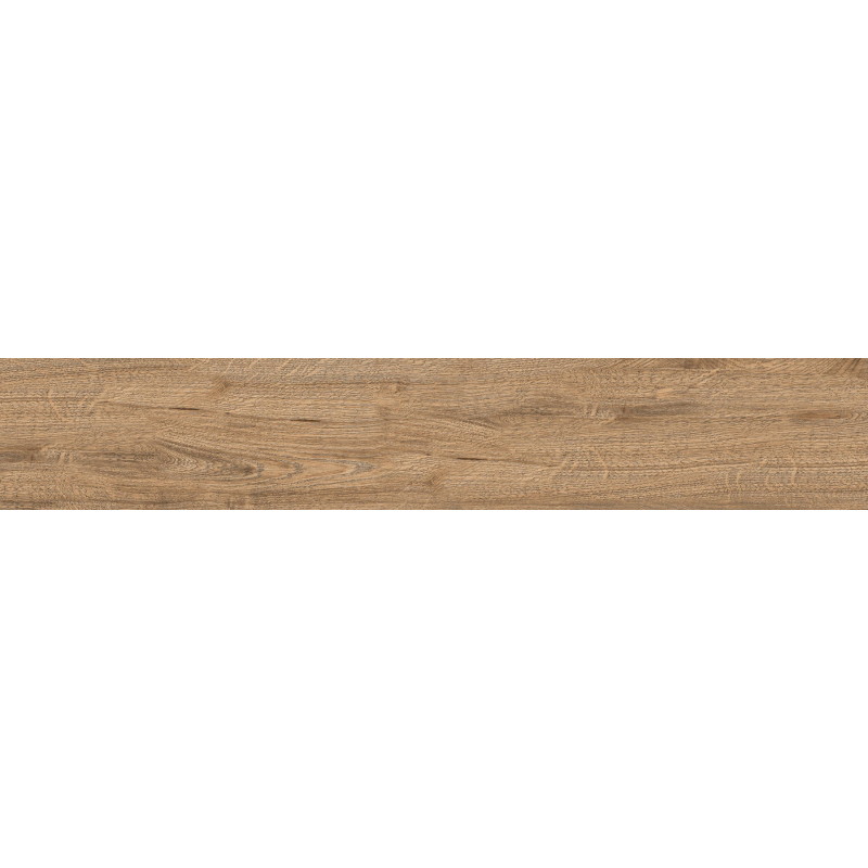 Mexen Wood Ville Probă brown de gresie glazurată rectificată G1, placă de pardoseală și perete tip lemn, carving