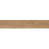 Mexen Wood Ville Probă brown de gresie glazurată rectificată G1, placă de pardoseală și perete tip lemn, carving