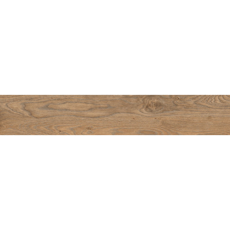 Mexen Wood Ville Probă brown de gresie glazurată rectificată G1, placă de pardoseală și perete tip lemn, carving
