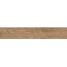 Mexen Wood Ville Probă brown de gresie glazurată rectificată G1, placă de pardoseală și perete tip lemn, carving