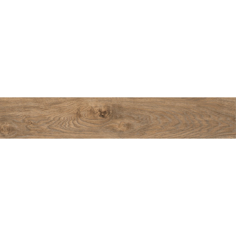 Mexen Wood Ville Probă brown de gresie glazurată rectificată G1, placă de pardoseală și perete tip lemn, carving