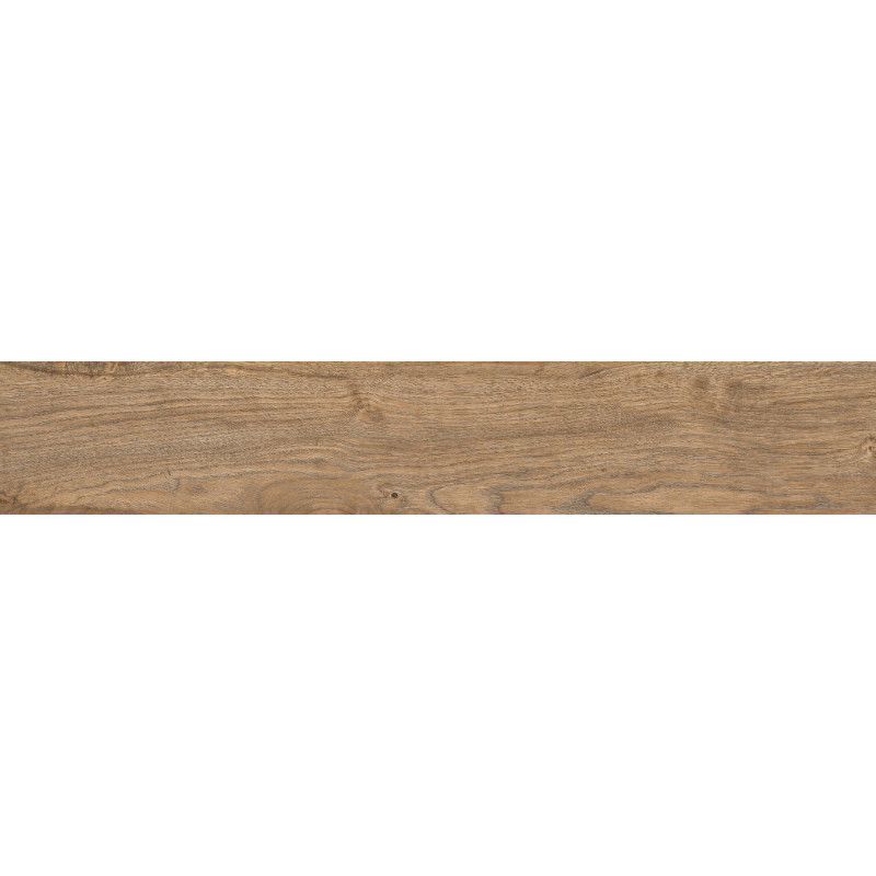 Mexen Wood Ville Probă brown de gresie glazurată rectificată G1, placă de pardoseală și perete tip lemn, carving