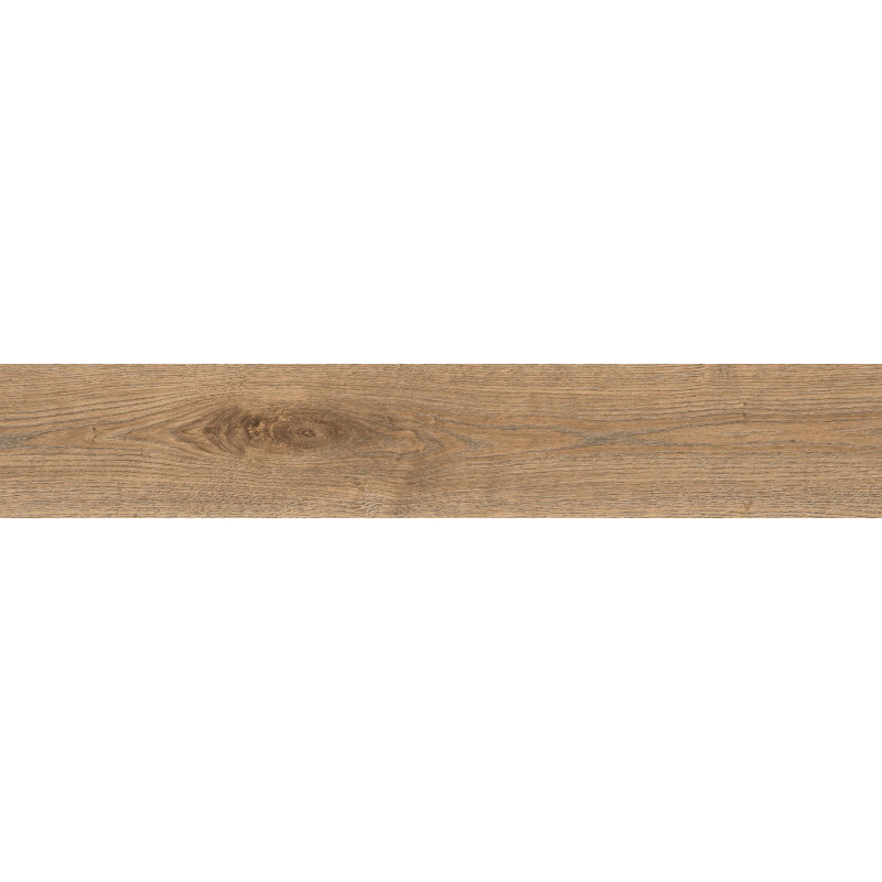 Mexen Wood Ville Probă brown de gresie glazurată rectificată G1, placă de pardoseală și perete tip lemn, carving