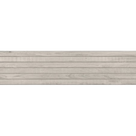 Mexen Western Wood Gris mostră de gresie glazurată rectificată G1, plăcuță de perete asemănătoare lemnului, mat