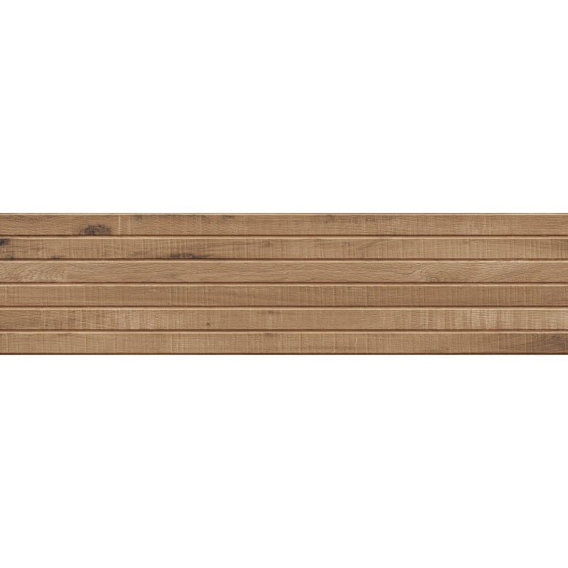 Mexen Western Wood Probă de gresie glazurată rectificată Nuc G1, placă de perete cu aspect de lemn, mat - TL702-54-S