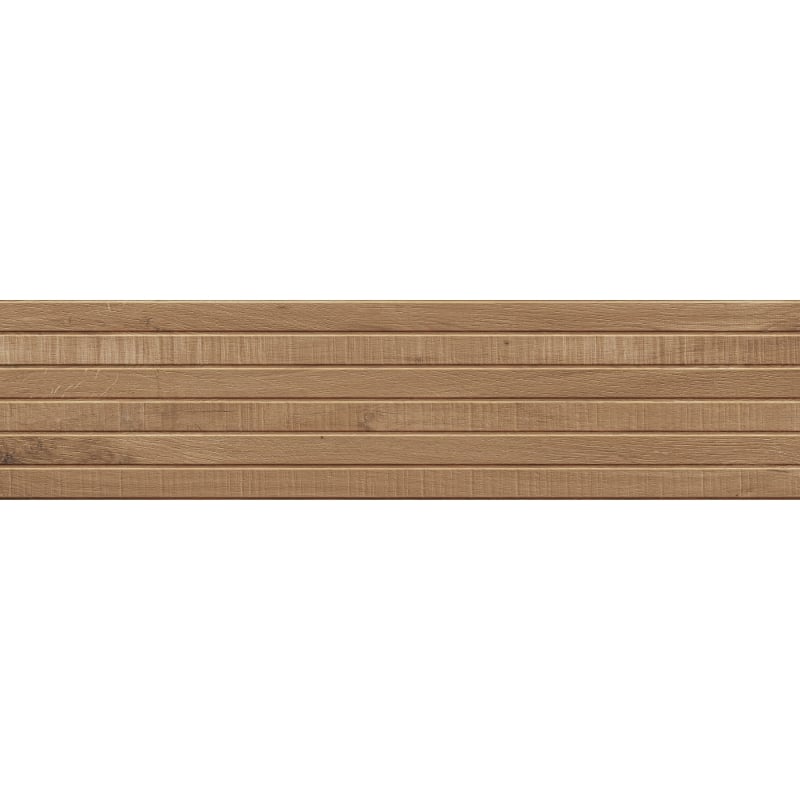 Mexen Western Wood Probă de gresie glazurată rectificată Nuc G1, placă de perete cu aspect de lemn, mat - TL702-54-S