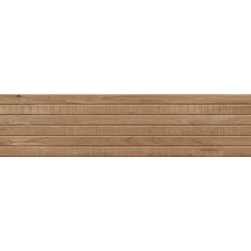 Mexen Western Wood Probă de gresie glazurată rectificată Nuc G1, placă de perete cu aspect de lemn, mat - TL702-54-S