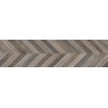 Mexen Native Probă neagră de gresie glazurată rectificată G1, placă podea-perete imitatie lemn, carving - TL704-00-S