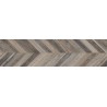 Mexen Native Probă neagră de gresie glazurată rectificată G1, placă podea-perete imitatie lemn, carving - TL704-00-S
