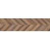 Mexen Native Probă maro de gresie glazurată rect. G1, placă imitație lemn pentru pardoseli și pereți, carving - TL704-01-S
